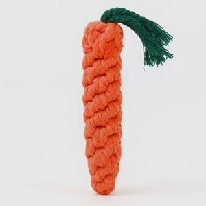 Eco-Friendly Orange Carrot Rope Dog Rope Chew Toy
